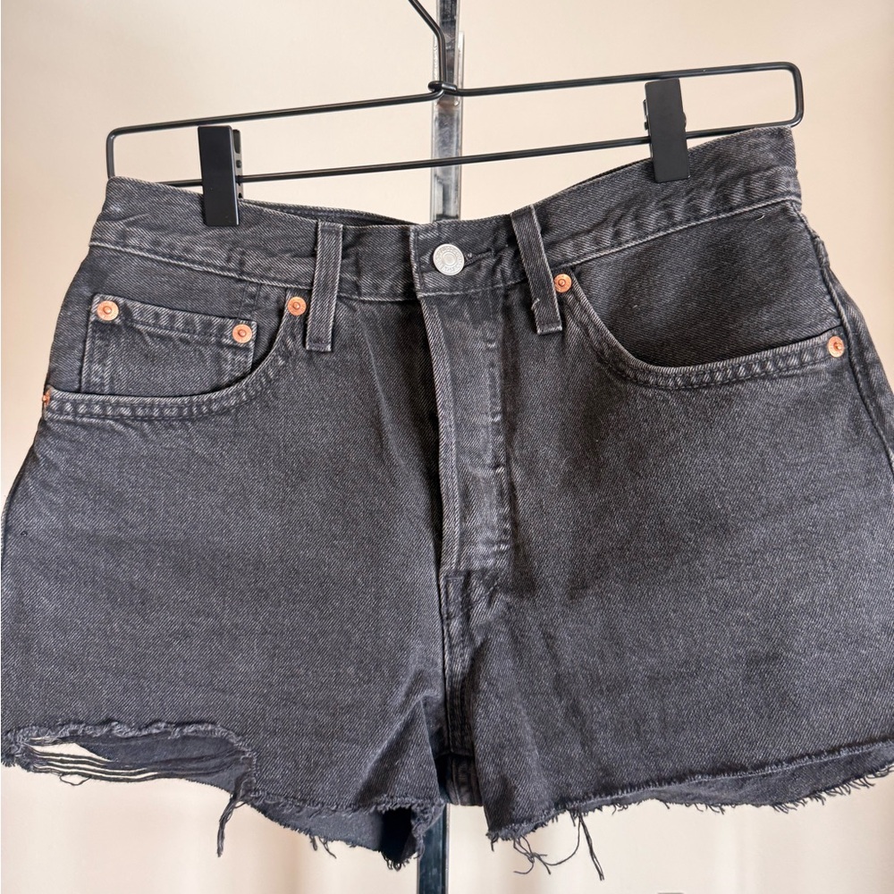 Levi's Women's Black Jean Shorts